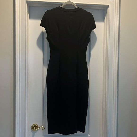 Narciso Rodriguez black wool knit dress - Picture 3 of 6